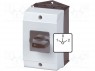 Switch: reversing cam switch; 1-position; 63A; 1->0<-2; 22kW