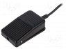 Switch: foot; 1-position; NC + NO; 3A/250VAC; Leads: cables; IP65
