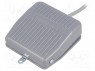 Switch: foot; 1-position; SPDT; 10A/250VAC; Leads: 1m lead; 7N; 267g