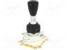 Joystick; 1-position; Leads: 2,8x0,5mm connectors; -25÷70°C