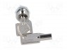 Switch: key switch; 2-position; Switch.method: OFF-ON; Key: round