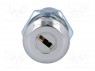 Switch: key switch; 2-position; Switch.method: OFF-ON; Key: flat