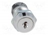 Switch: key switch; 2-position; Switch.method: OFF-ON; Key: flat