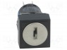Switch: key switch; 3-position; Contacts: 3PST; Ø16mm; Key: flat