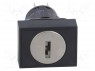 Switch: key switch; 3-position; Contacts: 3PST; Ø16mm; Key: flat