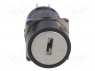 Switch: key switch; 3-position; Contacts: 3PST; Ø16mm; Key: flat