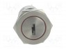 Switch: key switch; 2-position; Switch.method: ON-ON; Ø19mm; 90°