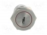 Switch: key switch; 1-position; Switch.method: ON-(ON); Ø19mm