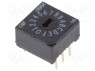 Кодирующий переключатель; HEX/BCD; Положения: 16; THT; 1Нсм; 45шт.