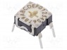 Кодирующий переключатель; HEX/BCD; Положения: 16; THT; Шаг: 2,54мм