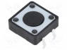 FSM100=12MM,TACTILE,PB SWITCH
