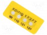 Индикатор температуры; Micro-CelsiStrip; 99,110,121,127°C; °C