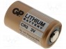 Battery: lithium; 3V; CR2; Ø16x27mm; non-rechargeable