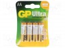 Battery: alkaline; 1.5V; AA; Batt.no: 4; non-rechargeable