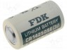 Battery: lithium; 3V; 1/2AA; Ø14.5x25mm; 850mAh; non-rechargeable