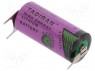 Батарея: литиевая (LTC); 3,6В; 2/3AA,2/3R6; Ø14,7x33,5мм; 1500мАч