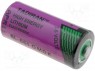 Батарея: литиевая (LTC); 3,6В; 2/3AA,2/3R6; Ø14,7x33,5мм; 1600мАч