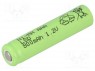 : Ni-MH; AAA,R3; 1,2; 800; Ø10,1x44