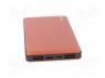 Аккум: powerbank; 10000мАч; 135,5x70x13,5мм; 3А; Вых: USB,USB C