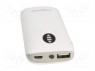 Аккум: powerbank; 4000мАч; 1,5А; Вых: USB; 5ВDC; Гнезда: 1; 5В