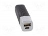 Аккум: powerbank; 2200мАч; 1А; Вых: USB; Цвет: черный; 5ВDC; Гнезда: 1