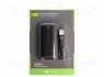 Аккум: powerbank; 5000мАч; 2,1А; Вых: USB; Цвет: черный; 5ВDC; 5В