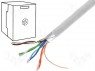������; F/UTP; 5e; ��������; Cu; 4x2x24AWG; ���; �����; 305�