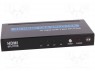 Разветвитель; HDMI 1.3; Цвет: черный; Вх: гнездо DC,гнездо HDMI