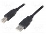 ������; USB 2.0; ����� USB A,����� USB B; 3�; ������; 28AWG,24AWG