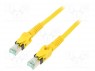 Patch cord; S/FTP; 6a; ���������; Cu; PUR; ������; 15�; 27AWG