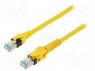 Patch cord; S/FTP; 6a; ���������; Cu; PUR; ������; 7,5�; 27AWG
