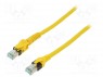 Patch cord; S/FTP; 6a; ���������; Cu; PUR; ������; 15�; 27AWG