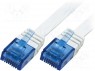 Patch cord; U/UTP; 5e; ���������; CCA; ���; �����; 0,25�; 30AWG