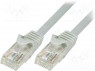Patch cord; U/UTP; 5e; ���������; CCA; ���; �����; 0,25�; 26AWG
