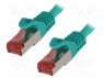 Patch cord; S/FTP; 6; ���������; Cu; LSZH; �������; 1,5�; 27AWG