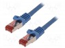 Patch cord; S/FTP; 6; ���������; Cu; LSZH; �����; 1,5�; 27AWG