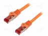Patch cord; S/FTP; 6; ���������; Cu; LSZH; ���������; 1,5�; 27AWG