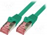 Patch cord; S/FTP; 6; ���������; Cu; LSZH; �������; 2�; 27AWG