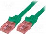 Patch cord; U/UTP; 6; ���������; Cu; LSZH; �������; 2�; 26AWG