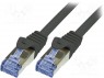 Patch cord; S/FTP; 6a; ���������; Cu; LSZH; ������; 10�; 26AWG