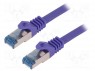 Patch cord; S/FTP; 6a; ���������; Cu; LSZH; ����������; 10�; 27AWG