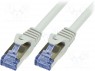 Patch cord; S/FTP; 6a; ���������; Cu; LSZH; �����; 15�; 26AWG
