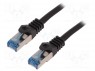 Patch cord; S/FTP; 6a; ���������; Cu; LSZH; ������; 1�; 26AWG