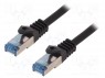 Patch cord; S/FTP; 6a; ���������; Cu; LSZH; ������; 1,5�; 26AWG