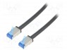 Patch cord; S/FTP; 6a; ���������; Cu; PE; ������; 20�; 26AWG