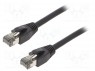 Patch cord; S/FTP; Cat 8.1; ���������; Cu; LSZH; ������; 0,5�; 26AWG