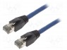 Patch cord; S/FTP; Cat 8.1; ���������; Cu; LSZH; �����; 0,5�; 26AWG