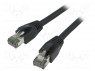 Patch cord; S/FTP; Cat 8.1; ���������; Cu; LSZH; ������; 1�; 26AWG