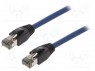 Patch cord; S/FTP; Cat 8.1; ���������; Cu; LSZH; �����; 1�; 26AWG