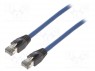 Patch cord; S/FTP; Cat 8.1; ���������; Cu; LSZH; �����; 3�; 26AWG